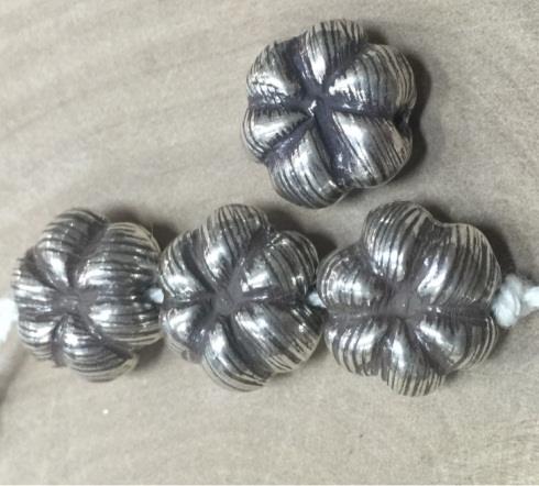 Thai Karen Hill Tribe Silver Beads BL961 (5 Beads)