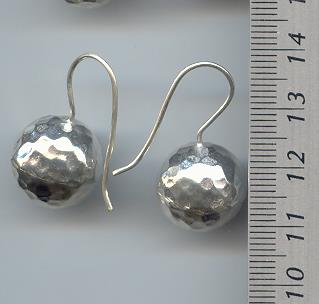 Thai Karen Hill Tribe Silver Triple Spiral Earrings ER036 