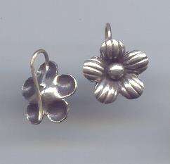 Thai Karen Hill Tribe Silver Flower Earring ER146 