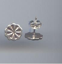THAI KAREN HILL TRIBE SILVER EARRING ER166 