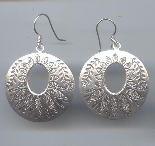 Thai Karen Hill Tribe Silver Earring ER192 