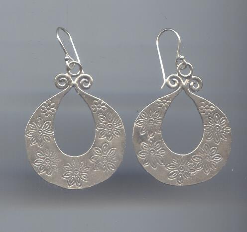 Thai Karen Hill Tribe Silver Earring ER193 