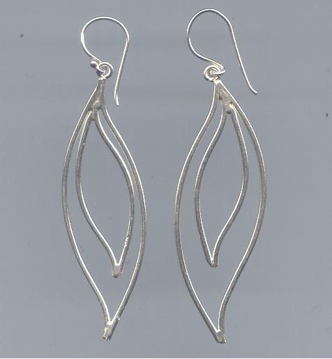 Thai Karen Hill Tribe Silver Earring ER194 