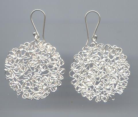 Thai Karen Hill Tribe Silver Earring ER198 