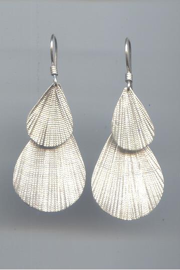 THAI KAREN HILL TRIBE SILVER EARRING ER204 