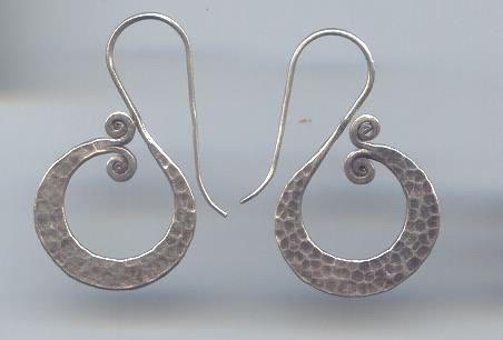 Thai Karen Hill Tribe Silver Earring ER223 