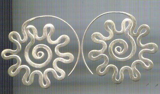 Thai Karen Hill Tribe Silver Earring ER245 