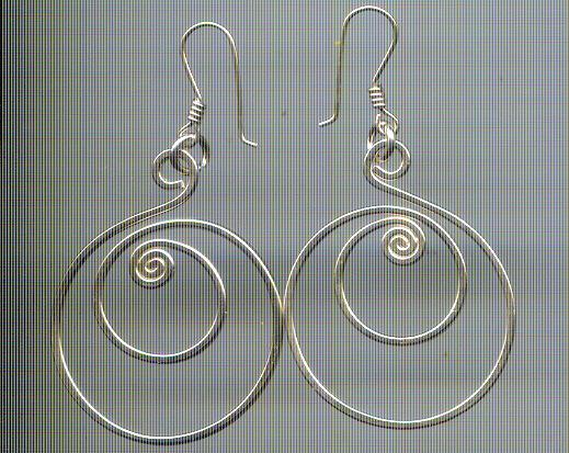 Thai Karen Hill Tribe Silver Earring ER264 