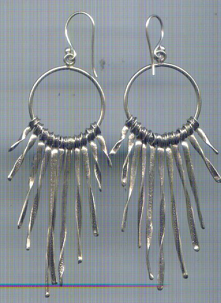 Thai Karen Hill Tribe Silver Earring ER268 