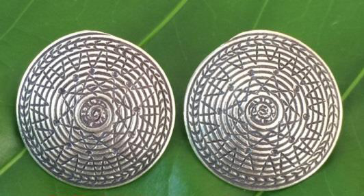 Thai Karen Hill Tribe Silver Earring ER273 