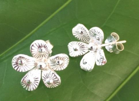 Thai Karen Hill Tribe Silver Earring ER281 