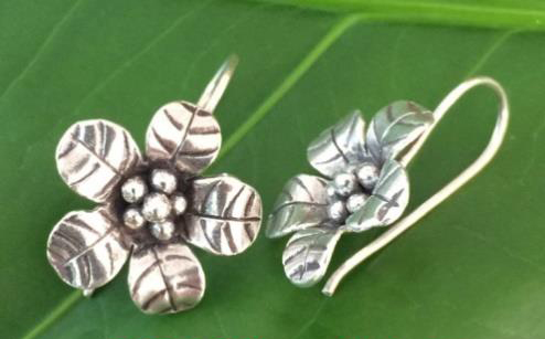 Thai Karen Hill Tribe Silver Earring ER286 