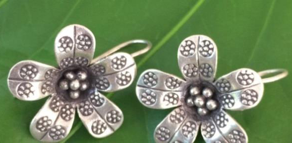Thai Karen Hill Tribe Silver Earring ER288 