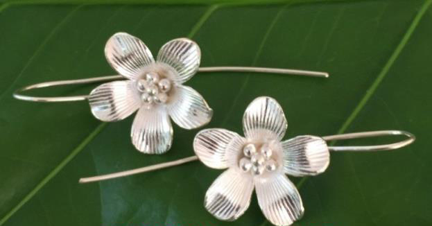 Thai Karen Hill Tribe Silver Earring ER290 