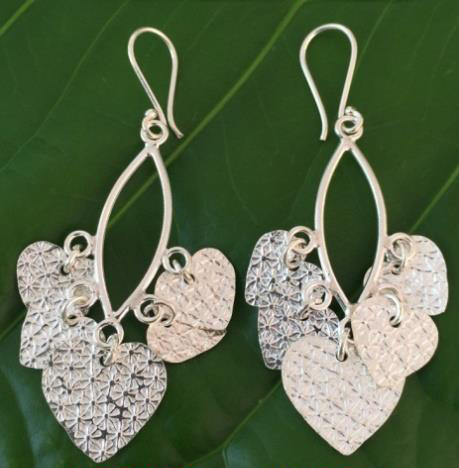Thai Karen Hill Tribe Silver Earring ER296 