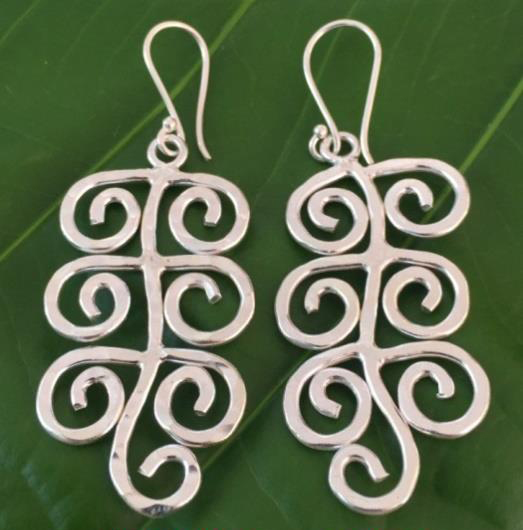 Thai Karen Hill Tribe Silver Earring ER298 