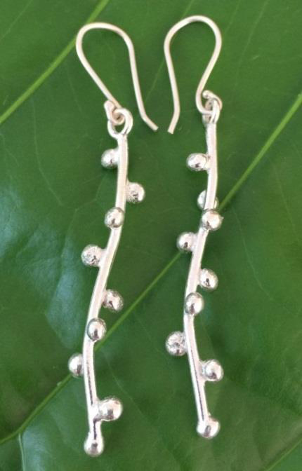 Thai Karen Hill Tribe Silver Earring ER300 