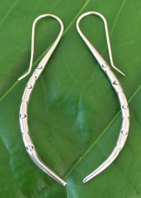Thai Karen Hill Tribe Silver Earring ER303 