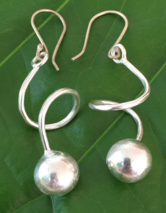 Thai Karen Hill Tribe Silver Earring ER305 