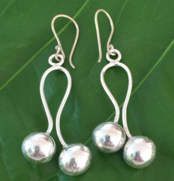 Thai Karen Hill Tribe Silver Earring ER306 