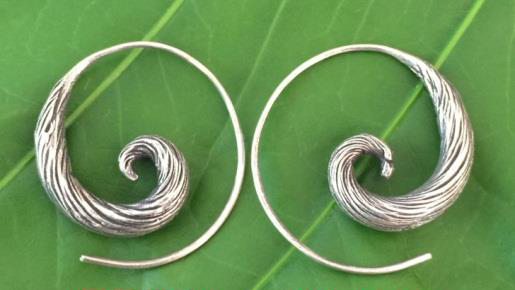 Thai Karen Hill Tribe Silver Earring ER321 