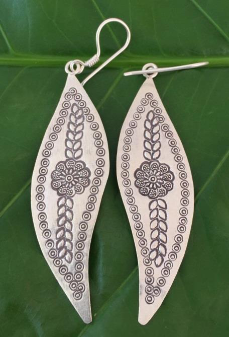 Thai Karen Hill Tribe Silver Earring ER362 