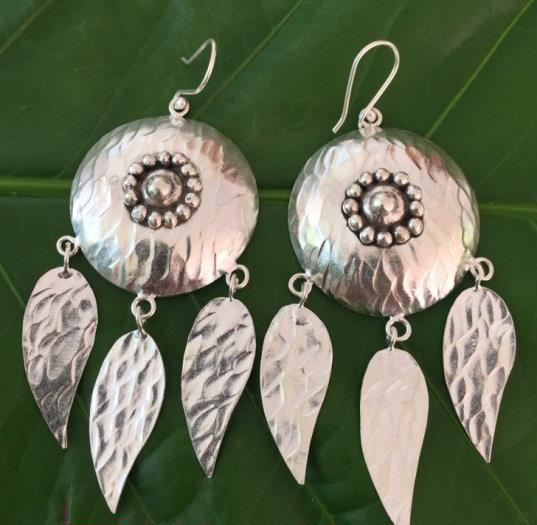 Thai Karen Hill Tribe Silver Earring ER392 