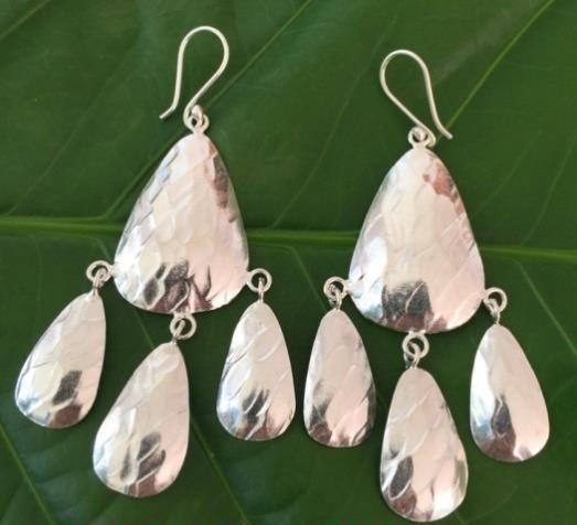 Thai Karen Hill Tribe Silver Earring ER393 