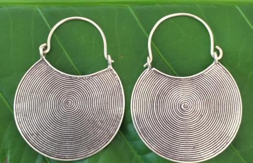 Thai Karen Hill Tribe Silver Earring ER396 