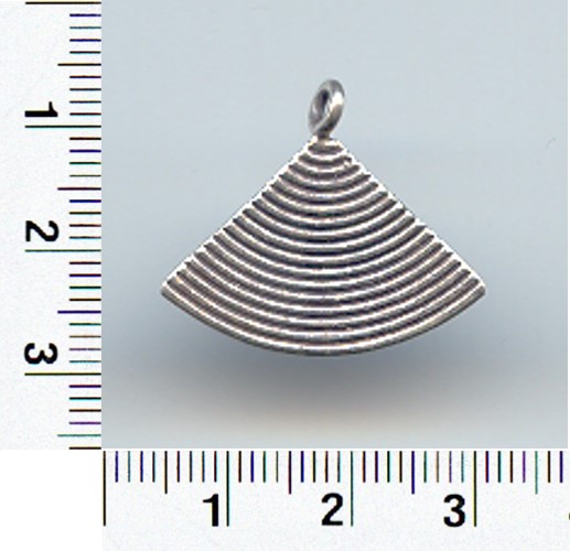 THAI KAREN HILL TRIBE SILVER PENDANTS TRIANGLE PENDANT NM004 