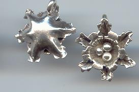 Thai Karen Hill Tribe Silver Pendants Sweet Flower Pendant NM071 