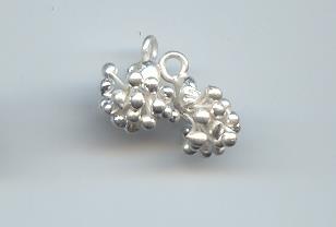 Thai Karen Hill Tribe Silver Pendants Cute Flower Charm NM089 
