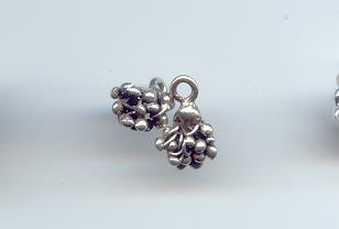 Thai Karen Hill Tribe Silver Pendants Lovely Bunch Berry Charm NM090 