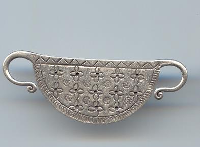 Thai Karen Hill Tribe Silver Pendants Karen Spirit Fan Shape Pendant NM150 