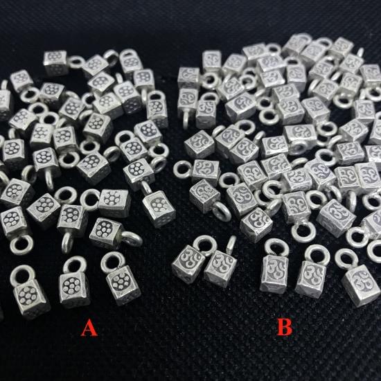 Thai Karen Hill Tribe Silver Pendants 20PD234 A (10 Beads)