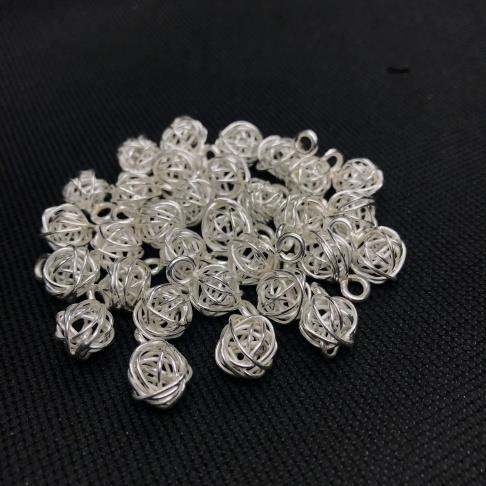Thai Karen Hill Tribe Silver Pendants 20PD262 (10 Beads)