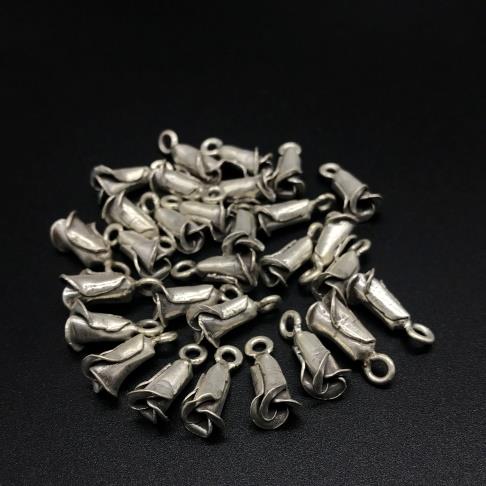 Thai Karen Hill Tribe Silver Pendants 20PD341 (10 Beads)