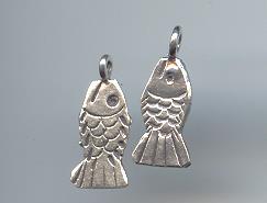 THAI KAREN HILL TRIBE SILVER CUTE FISH PENDANTS NS039