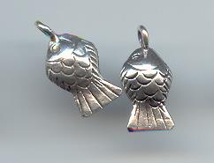Thai Karen Hill Tribe Silver Little Fish Pendants NS042