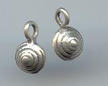 Thai Karen Hill Tribe Silver Swirl Printed Pendants NS114