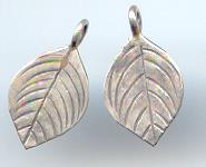 Thai Karen Hill Tribe Silver Pendants Little Leaf Pendants NS139