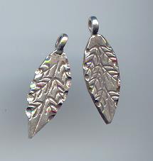 Thai Karen Hill Tribe Silver Pendants Little Leaf Pendants NS142