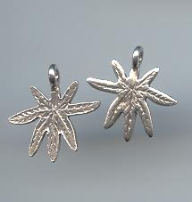 Thai Karen Hill Tribe Silver Pendants Little Leaf Pendants NS147