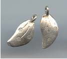 Thai Karen Hill Tribe Silver Pendants Daisy Printed Mango Pendants NS211