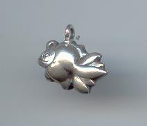 Thai Karen Hill Tribe Silver Pendants Little Fish Pendants NS218