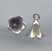 Thai Karen Hill Tribe Silver Pendants Little Flower Pendant NS265