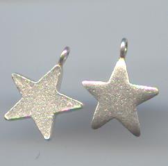 Thai Karen Hill Tribe Silver Pendants Plain Star Pendant NS274