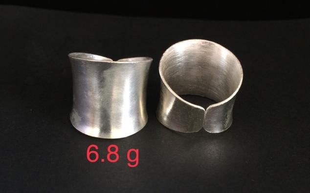 THAI KAREN HILL TRIBE SILVER RING 20RR024