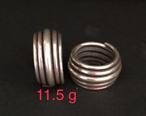 THAI KAREN HILL TRIBE SILVER RING 20RR134
