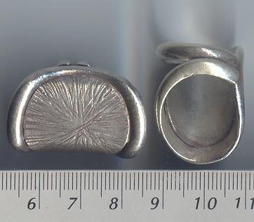 Thai Karen Hill Tribe Silver Radius Printed Ring RR081 